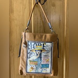 Brighton Vintage Tom Clancy Leather Handbag